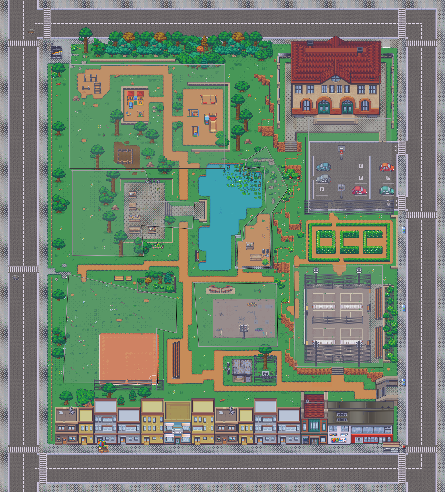 Montcurious Park Map