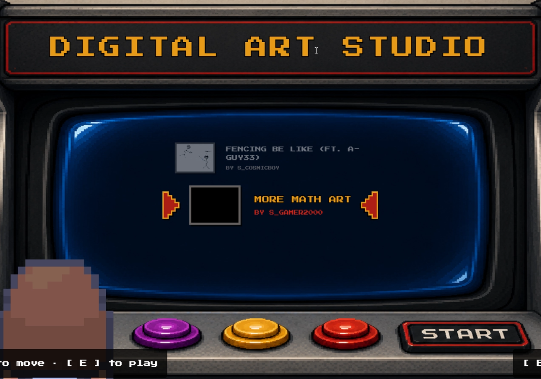 Demo video: a shared game in the arcade